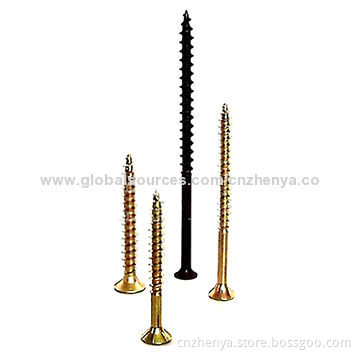 DIN7505 Steel Chipboard Screws, Mainly Used for Indoor and Outdoor Construction FieldNew